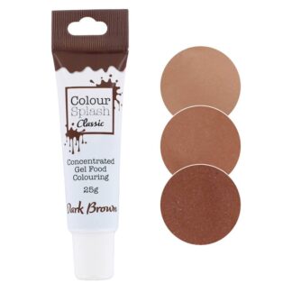 Dark Brown Colour Splash Food Colouring Gel 25g