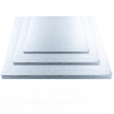 12mm Silver Square Cake Board Drum