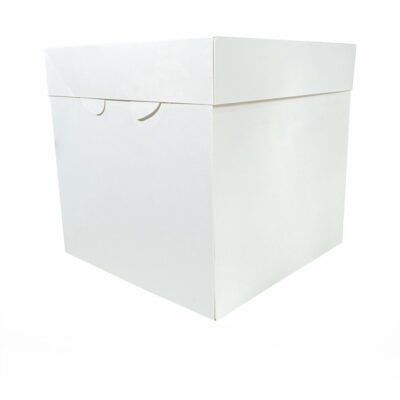 Tall White Cake Box