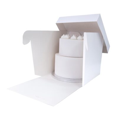 Tall White Cake Box - Image 3