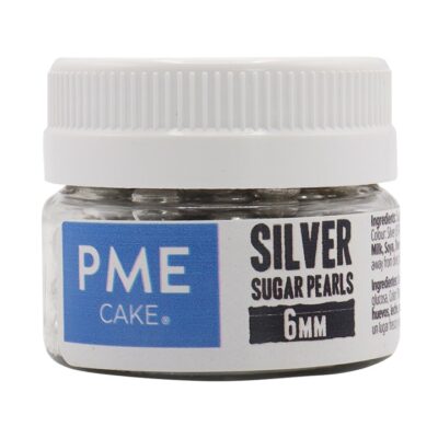 PME Silver Sugar Pearls 25g - Choose a Size - Image 4