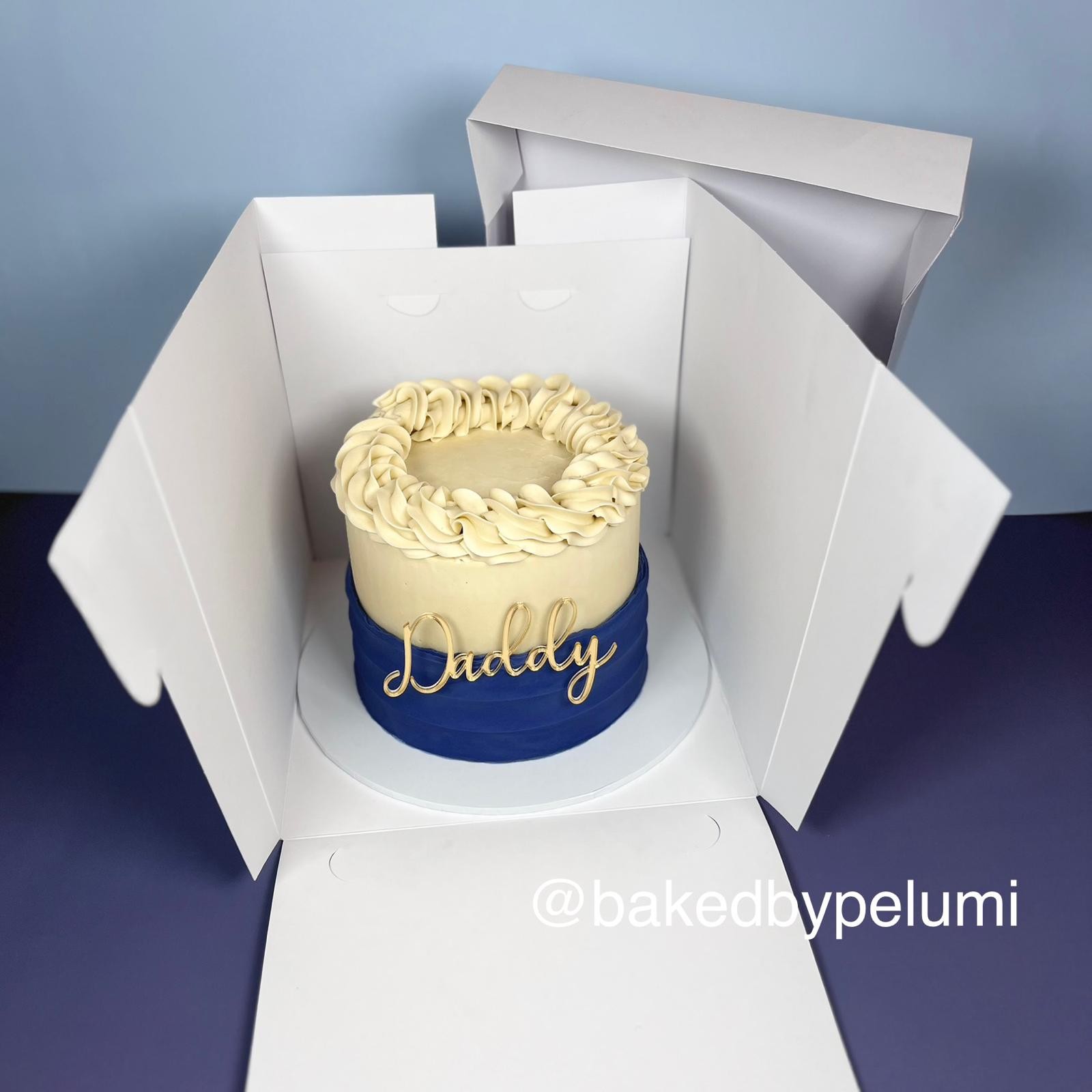 Tall White Cake Box - Image 4