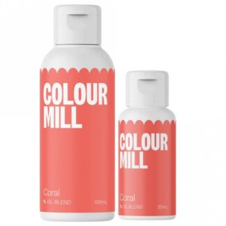 Coral Colour Mill Oil Based Food Colouring - 20ml