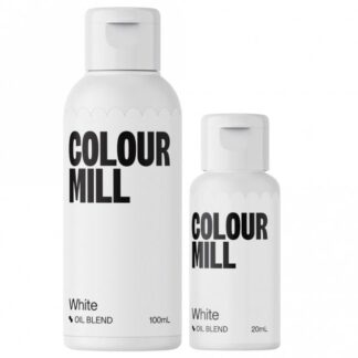 White Colour Mill Oil Based Food Colouring - 20ml