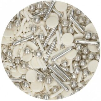 FunCakes Sprinkle Medley Silver Chic 65g