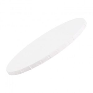 12mm Matt White Round Masonite Board Drum