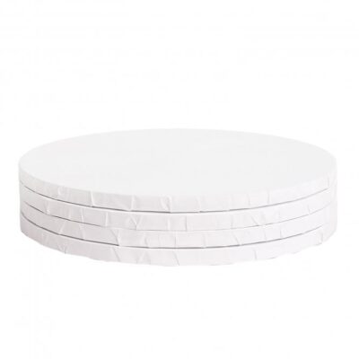 12mm Matt White Round Masonite Board Drum - Image 3