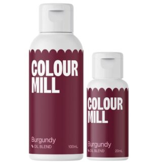 Burgundy Colour Mill Oil Based Food Colouring - 20ml