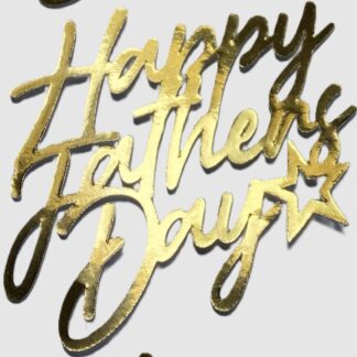 Pack of 12 - Happy Father's Day Cupcake Toppers