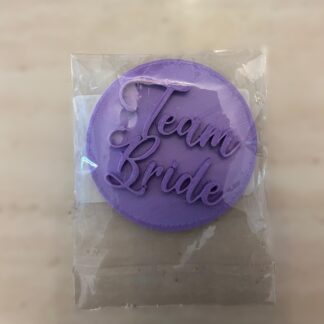 Fondant Stamp - Team Bride