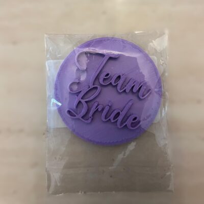 Fondant Stamp - Team Bride