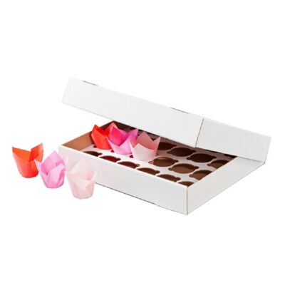 Holds 24 - Corrugated Cupcake Box - Image 2