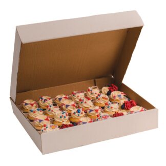 Holds 24 - Corrugated Cupcake Box