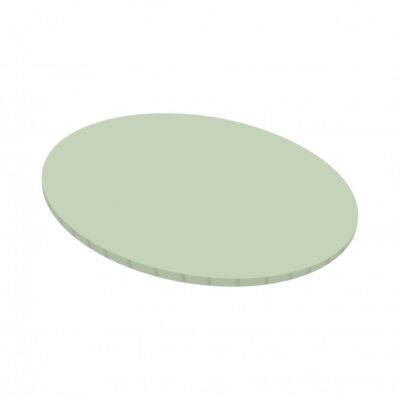 sage green masonite cake board