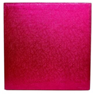 Clearance - 8" Culpitt Square Fuschia Pink Cake Board Drum 12mm