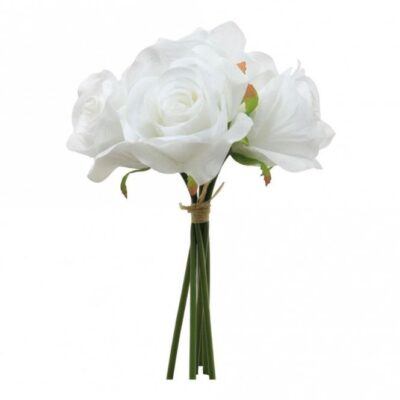 White Silk Rose