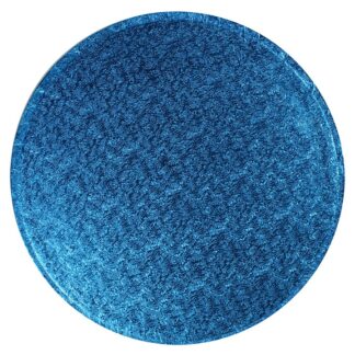dark blue round cake board drum