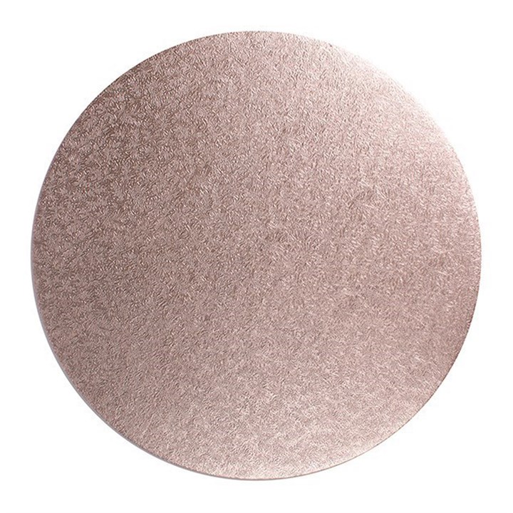rose gold round cake board drum