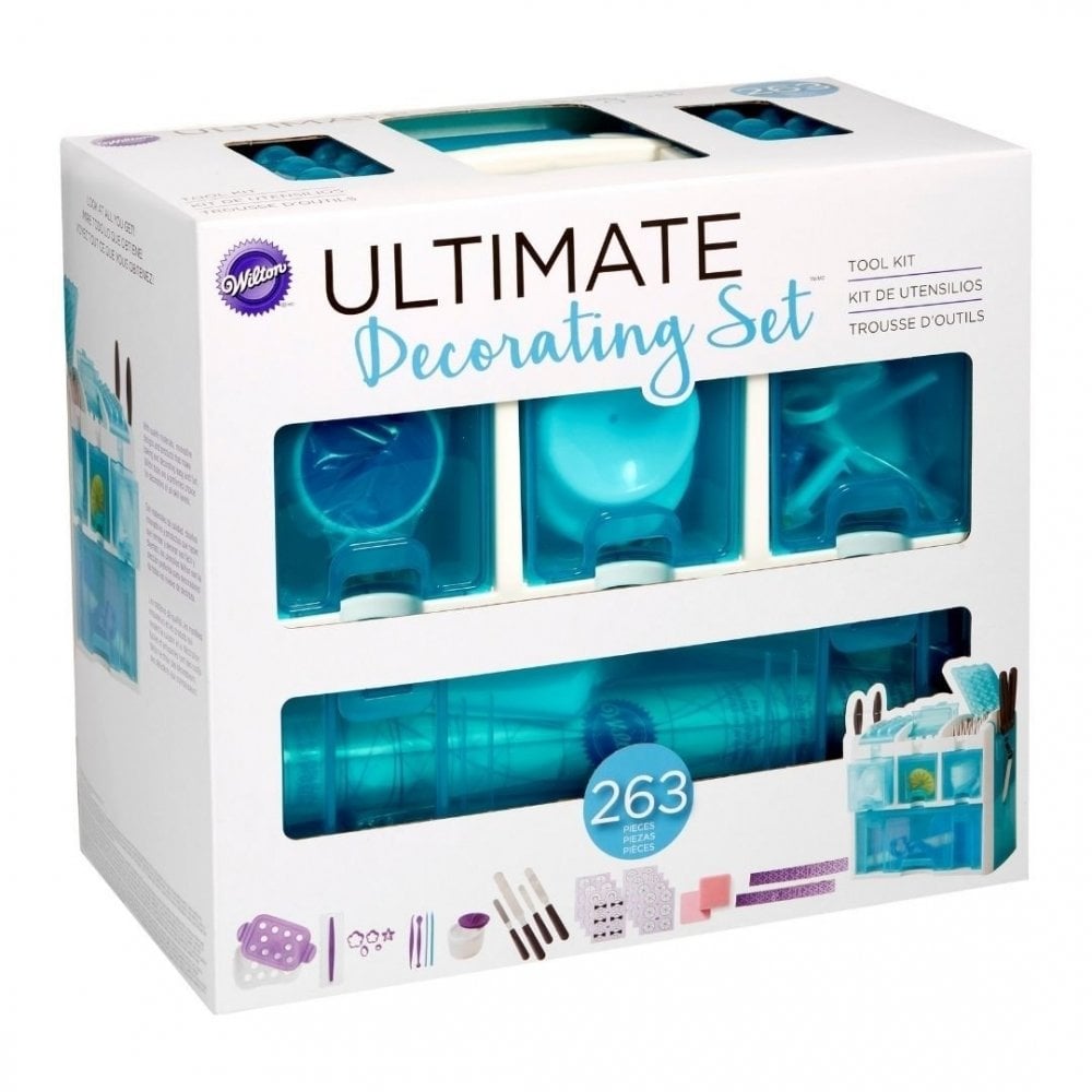Wilton Ultimate Cake Decorating Set & Caddy 263/pc